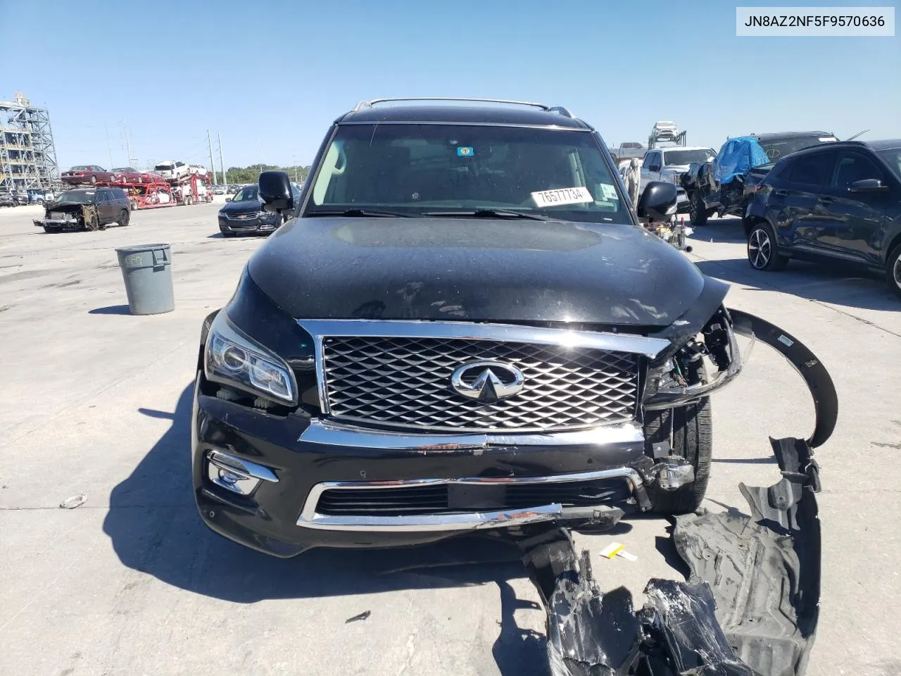 2015 Infiniti Qx80 VIN: JN8AZ2NF5F9570636 Lot: 76577734