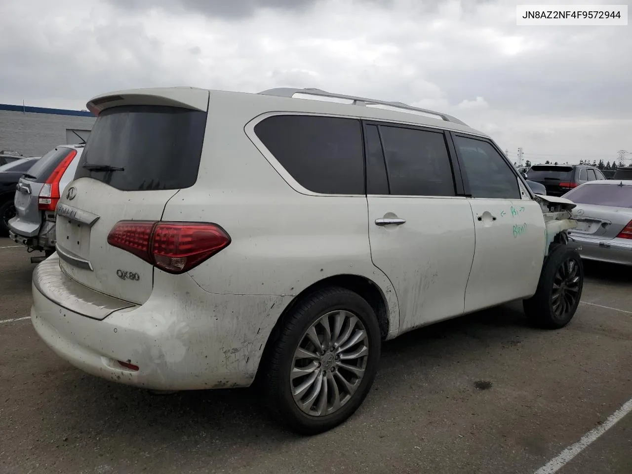 2015 Infiniti Qx80 VIN: JN8AZ2NF4F9572944 Lot: 76626234