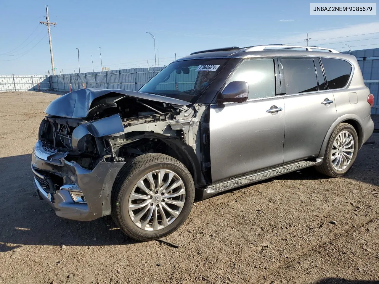 2015 Infiniti Qx80 VIN: JN8AZ2NE9F9085679 Lot: 77896924