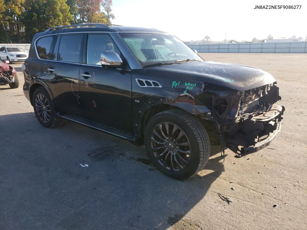 2015 Infiniti Qx80 VIN: JN8AZ2NE5F9086277 Lot: 78176374