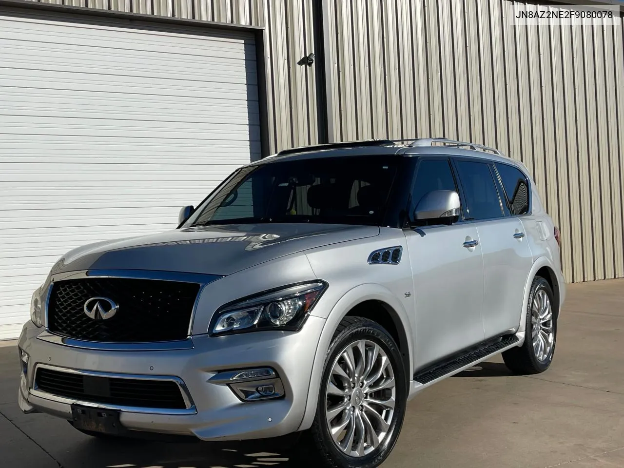 2015 Infiniti Qx80 VIN: JN8AZ2NE2F9080078 Lot: 80375394