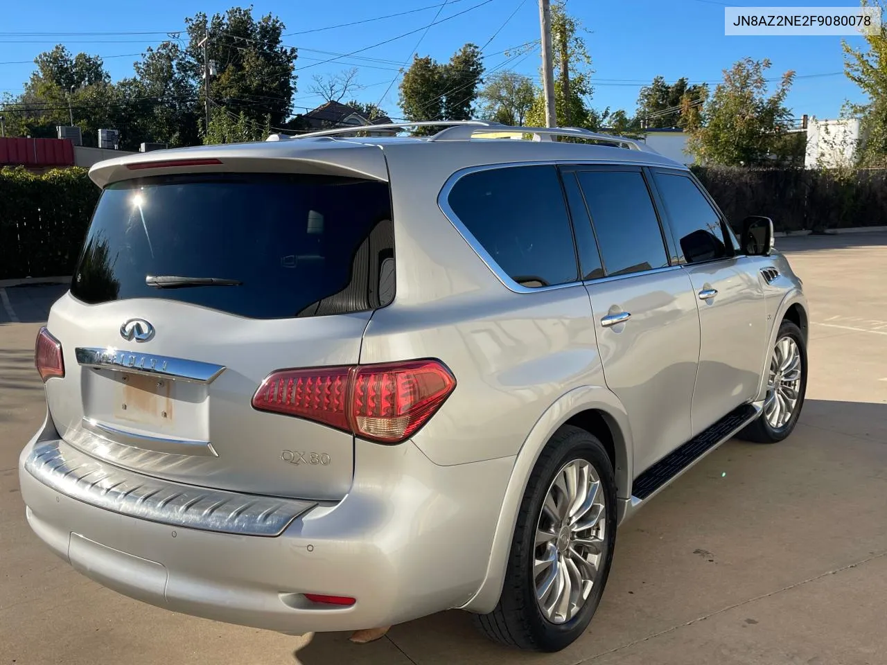 2015 Infiniti Qx80 VIN: JN8AZ2NE2F9080078 Lot: 80375394