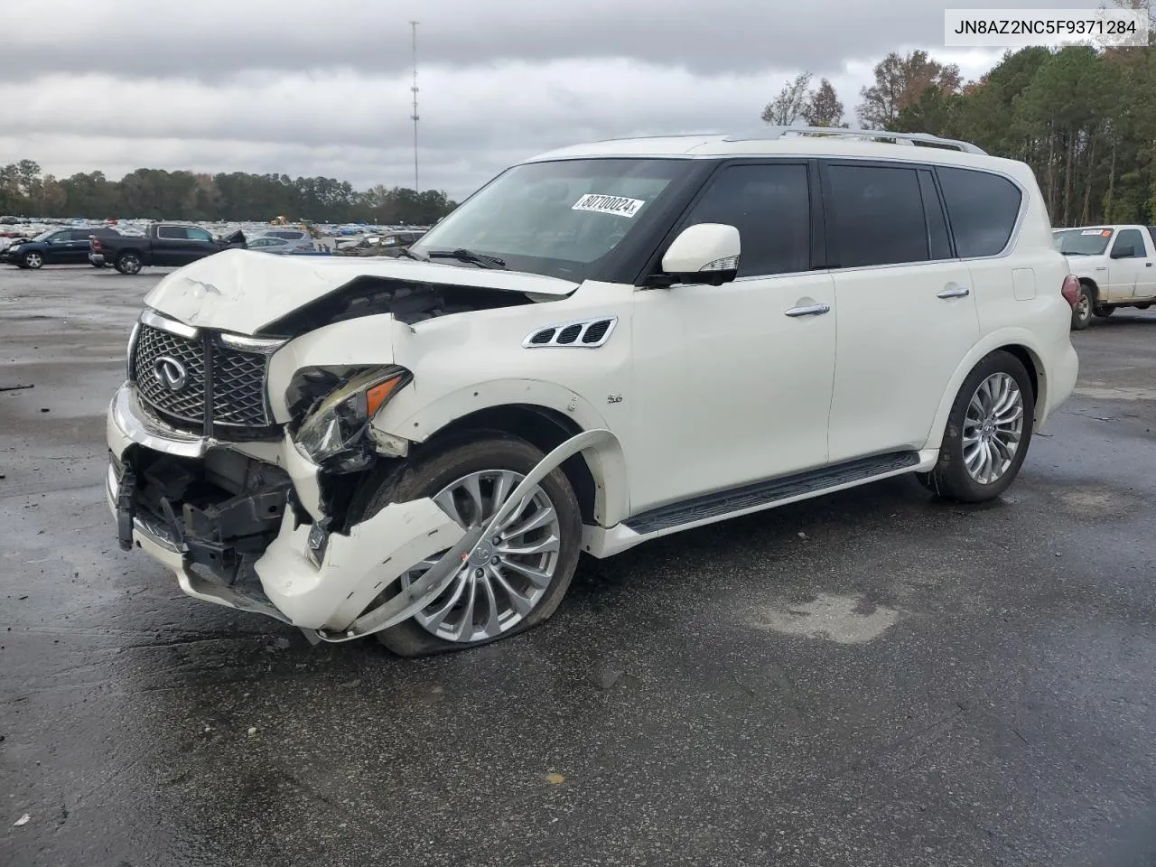 2015 Infiniti Qx80 VIN: JN8AZ2NC5F9371284 Lot: 80700024