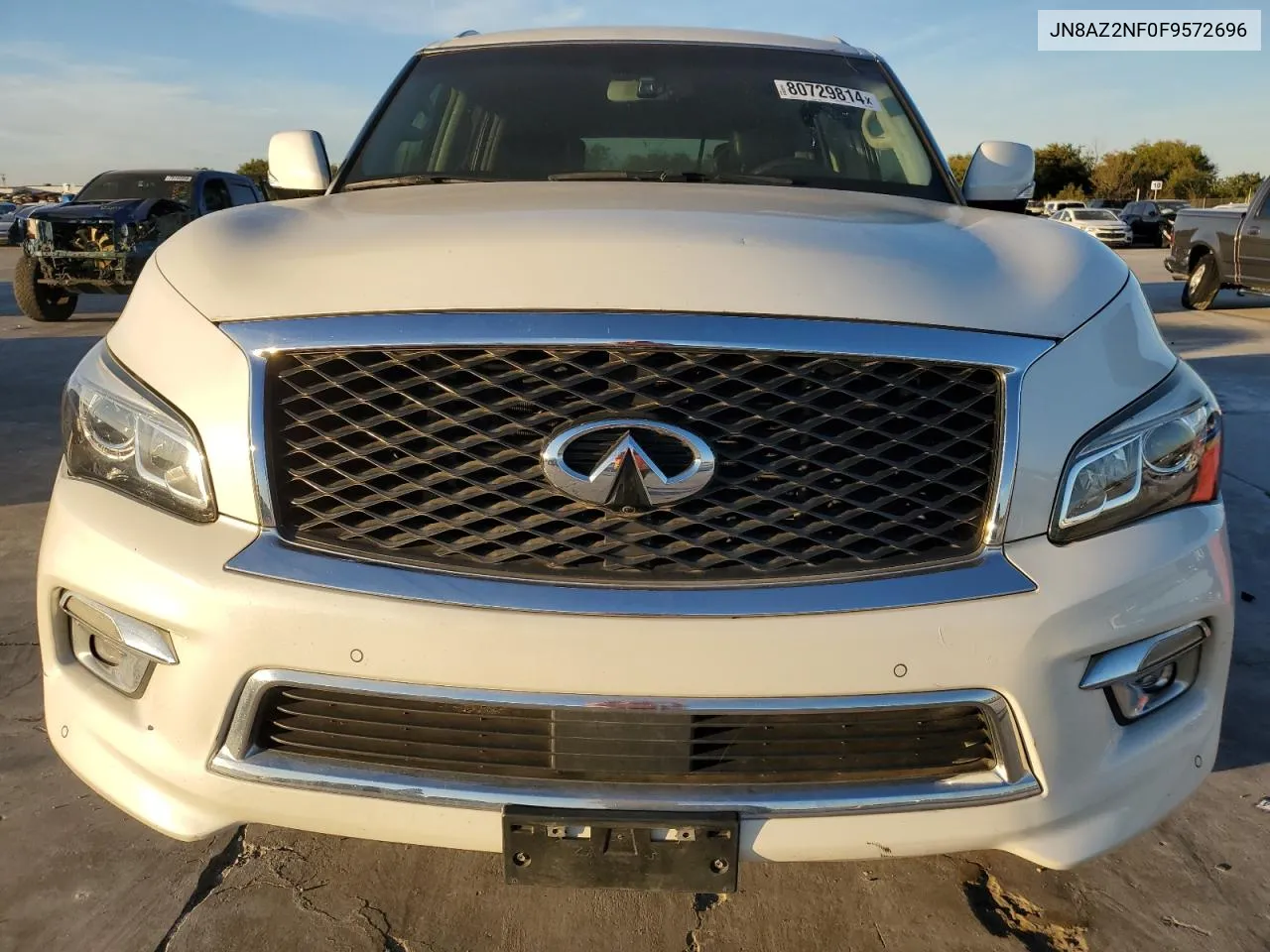 2015 Infiniti Qx80 VIN: JN8AZ2NF0F9572696 Lot: 80729814