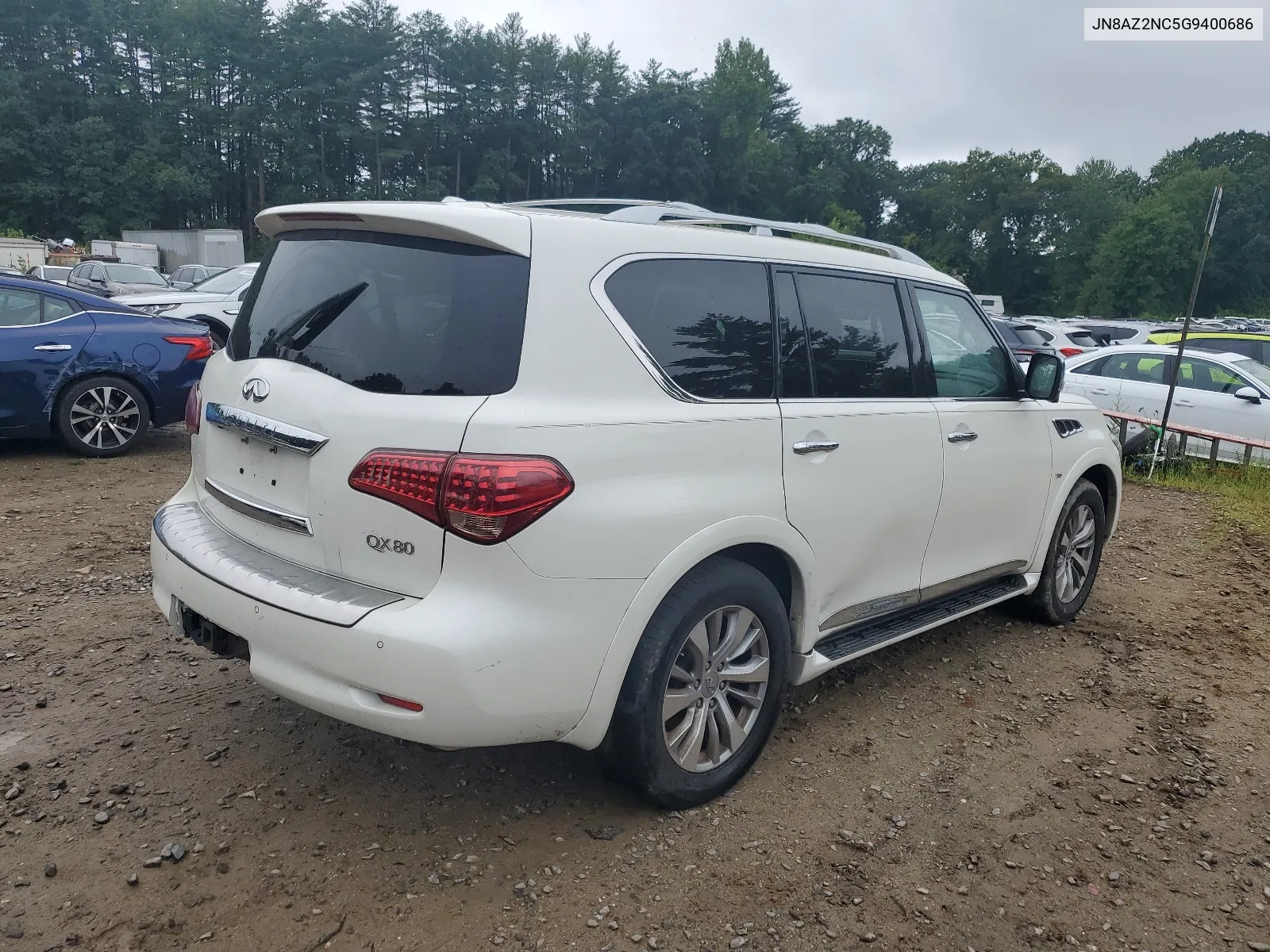 2016 Infiniti Qx80 VIN: JN8AZ2NC5G9400686 Lot: 66276234