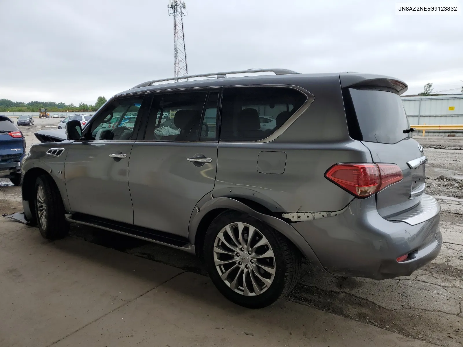 2016 Infiniti Qx80 VIN: JN8AZ2NE5G9123832 Lot: 66375154