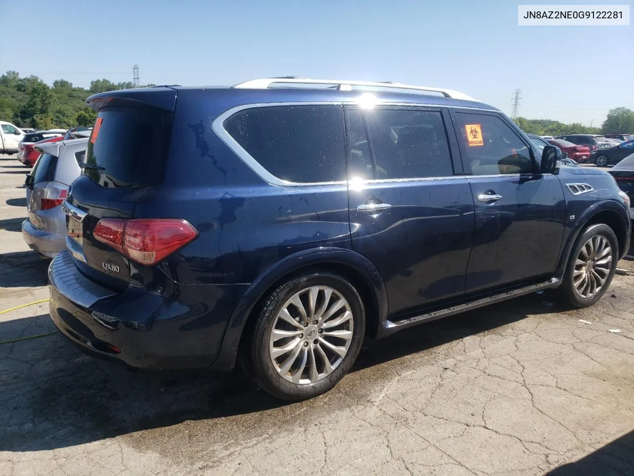 2016 Infiniti Qx80 VIN: JN8AZ2NE0G9122281 Lot: 66508764