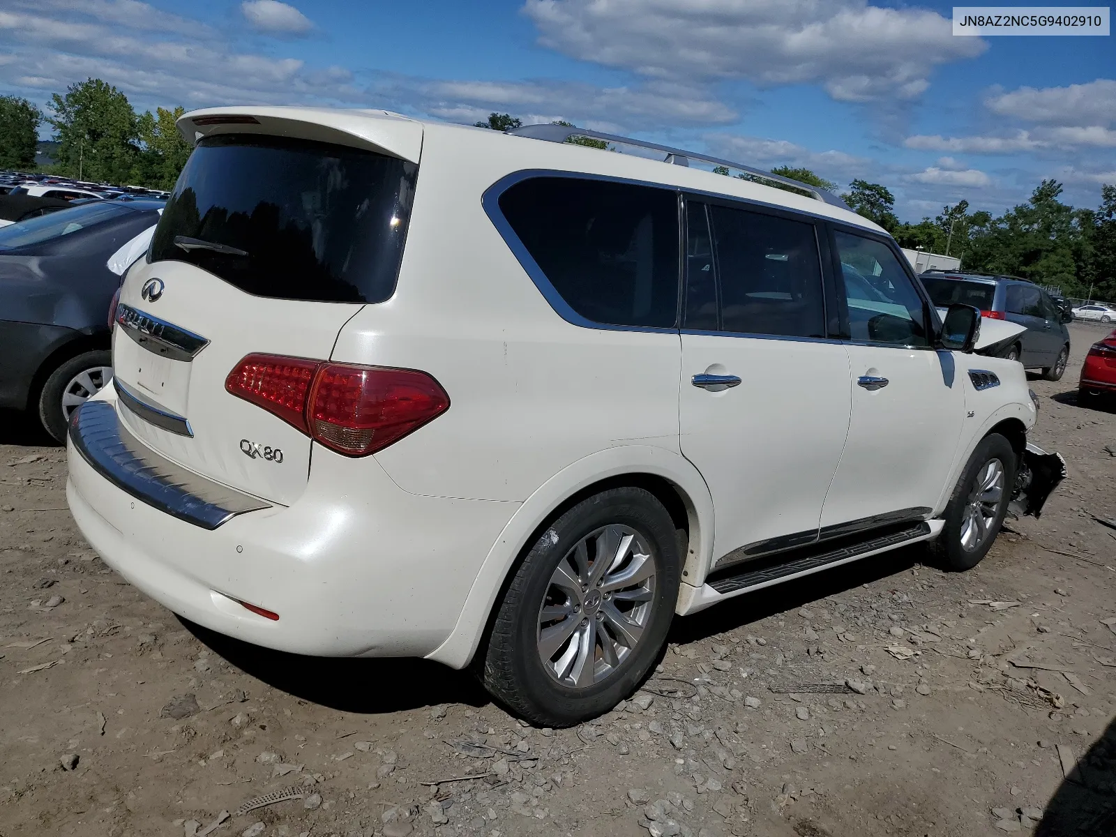 2016 Infiniti Qx80 VIN: JN8AZ2NC5G9402910 Lot: 67541834