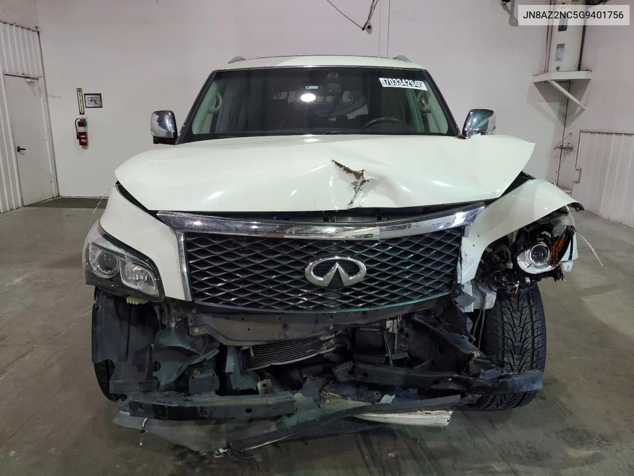 2016 Infiniti Qx80 VIN: JN8AZ2NC5G9401756 Lot: 70334294