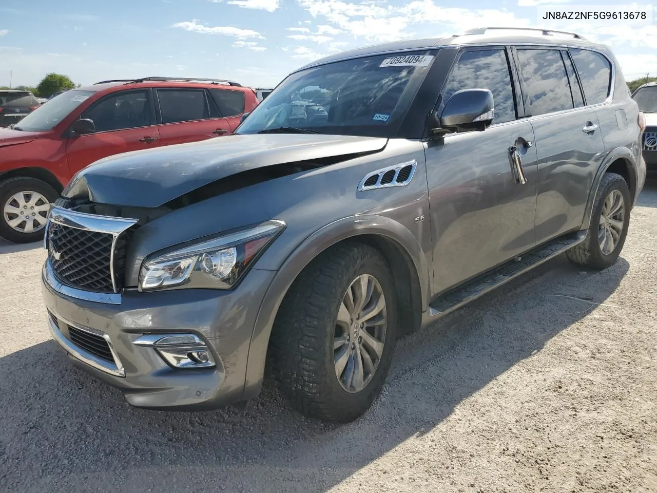 2016 Infiniti Qx80 VIN: JN8AZ2NF5G9613678 Lot: 70924094