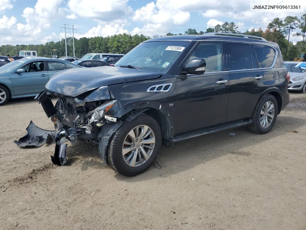 2016 Infiniti Qx80 VIN: JN8AZ2NF9G9613361 Lot: 71121504