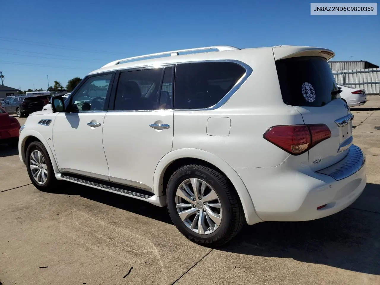 2016 Infiniti Qx80 VIN: JN8AZ2ND6G9800359 Lot: 76116384