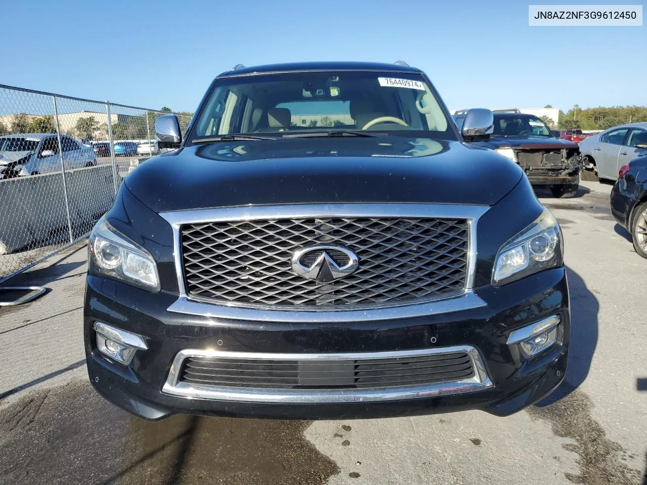 2016 Infiniti Qx80 VIN: JN8AZ2NF3G9612450 Lot: 76440974