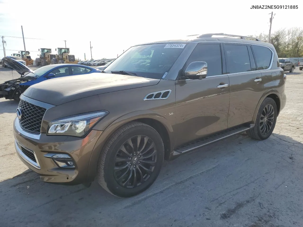 2016 Infiniti Qx80 VIN: JN8AZ2NE5G9121885 Lot: 77654324