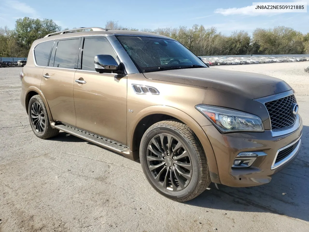 2016 Infiniti Qx80 VIN: JN8AZ2NE5G9121885 Lot: 77654324