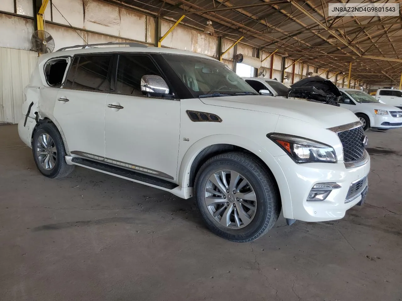 2016 Infiniti Qx80 VIN: JN8AZ2ND4G9801543 Lot: 77887174