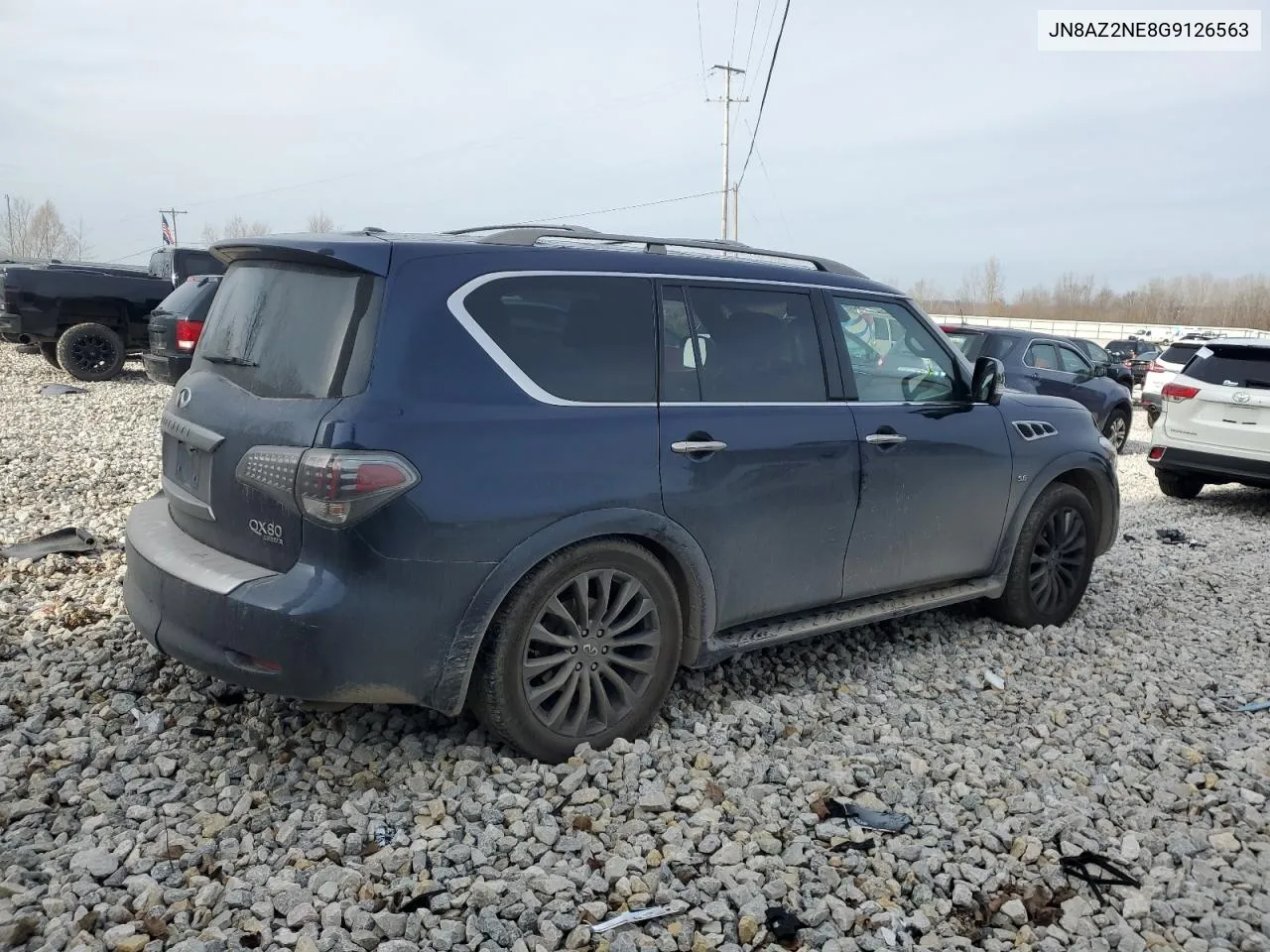 2016 Infiniti Qx80 VIN: JN8AZ2NE8G9126563 Lot: 78092304