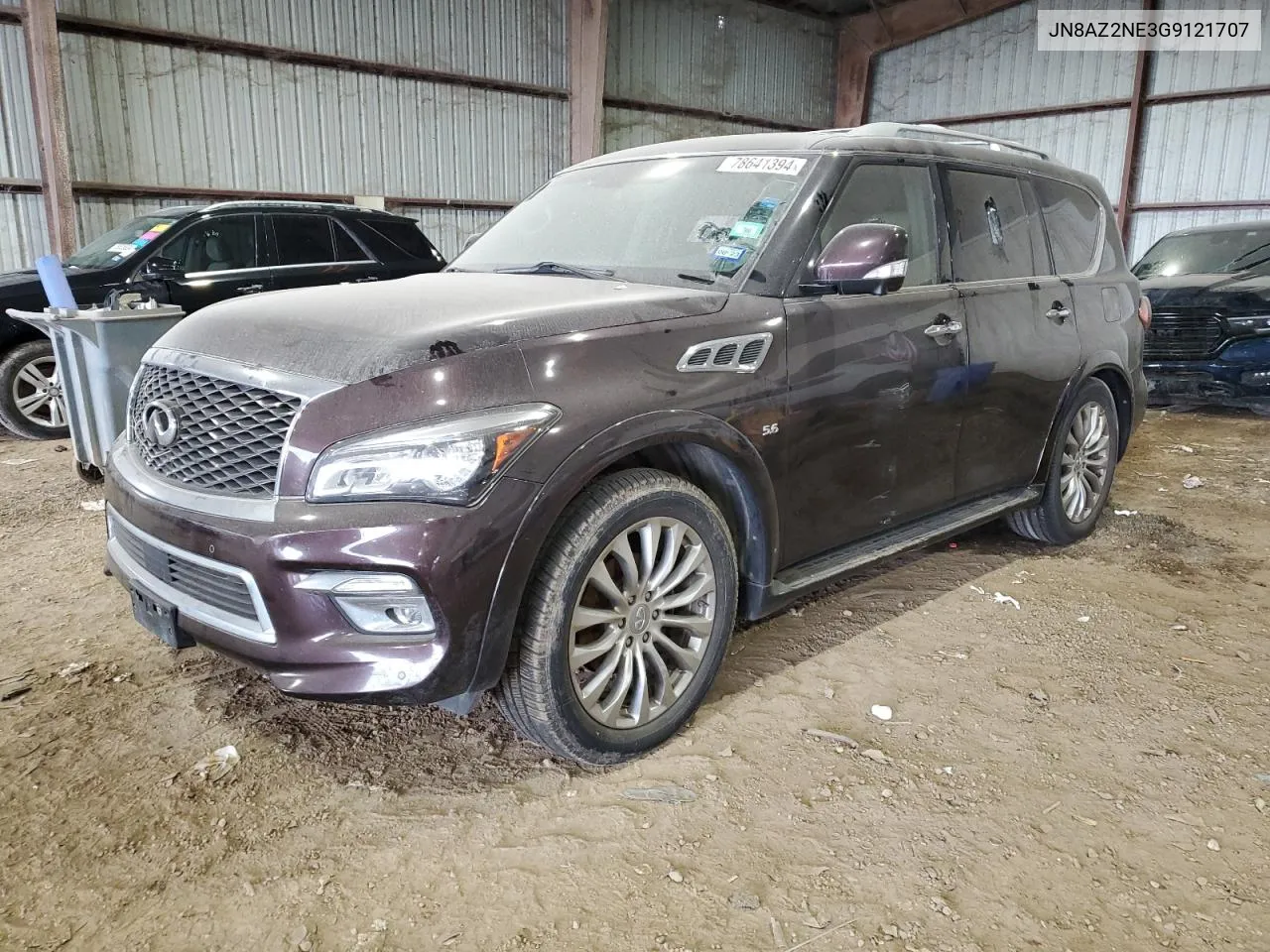 2016 Infiniti Qx80 VIN: JN8AZ2NE3G9121707 Lot: 78641394