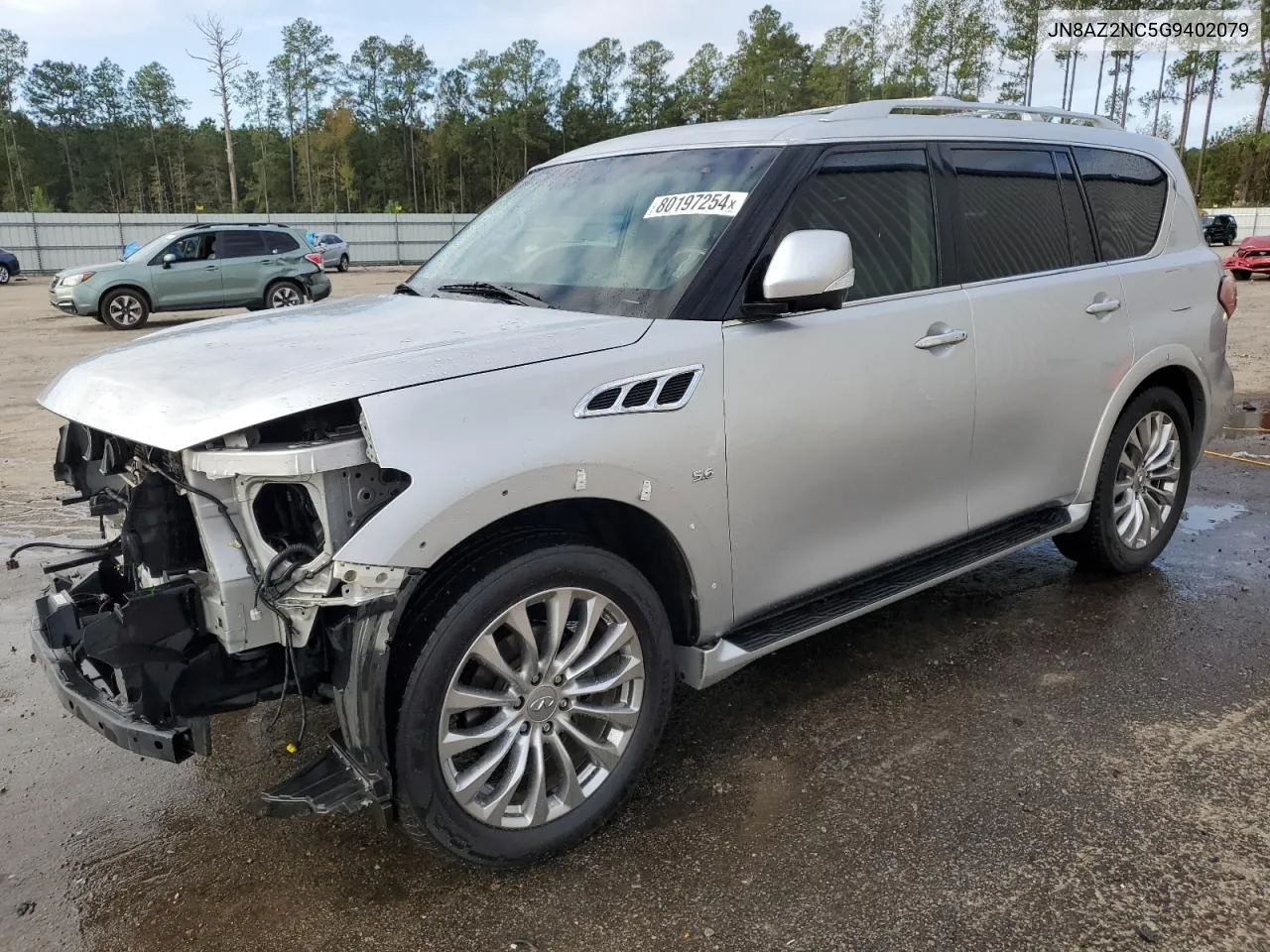 2016 Infiniti Qx80 VIN: JN8AZ2NC5G9402079 Lot: 80197254