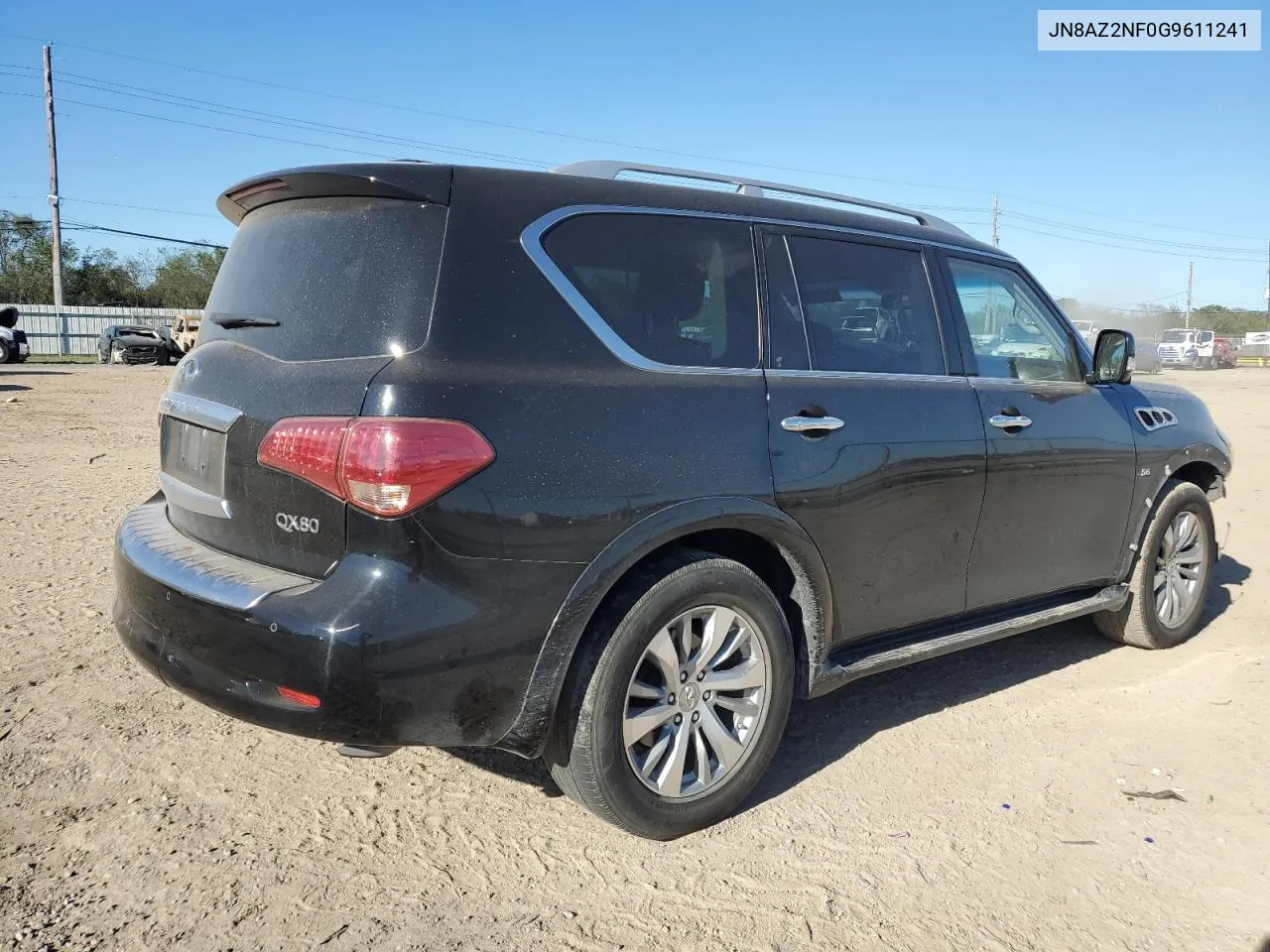 2016 Infiniti Qx80 VIN: JN8AZ2NF0G9611241 Lot: 80313464