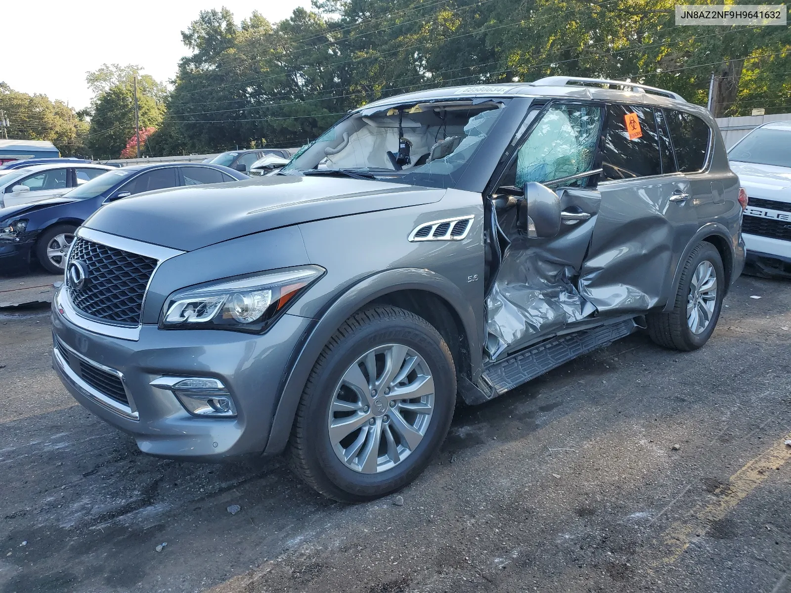 2017 Infiniti Qx80 Base VIN: JN8AZ2NF9H9641632 Lot: 66588634