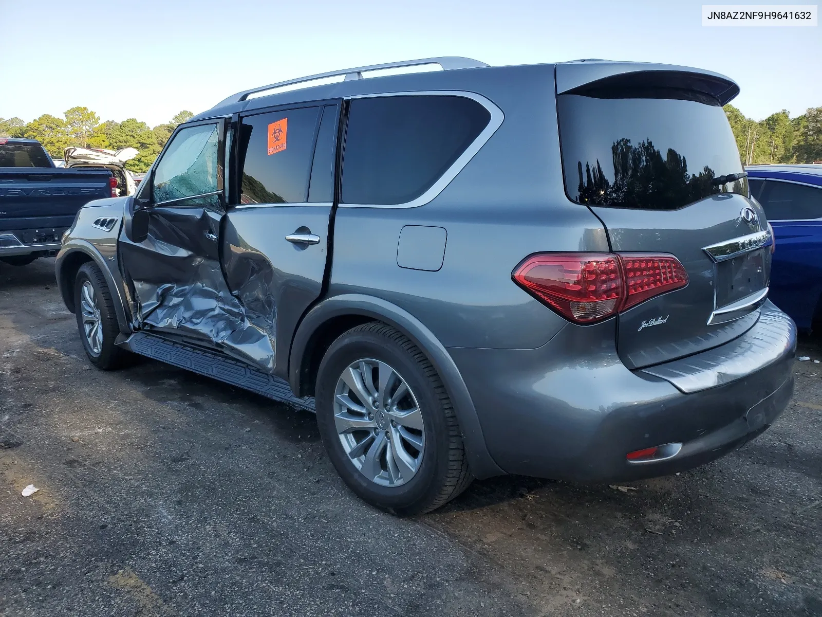 2017 Infiniti Qx80 Base VIN: JN8AZ2NF9H9641632 Lot: 66588634