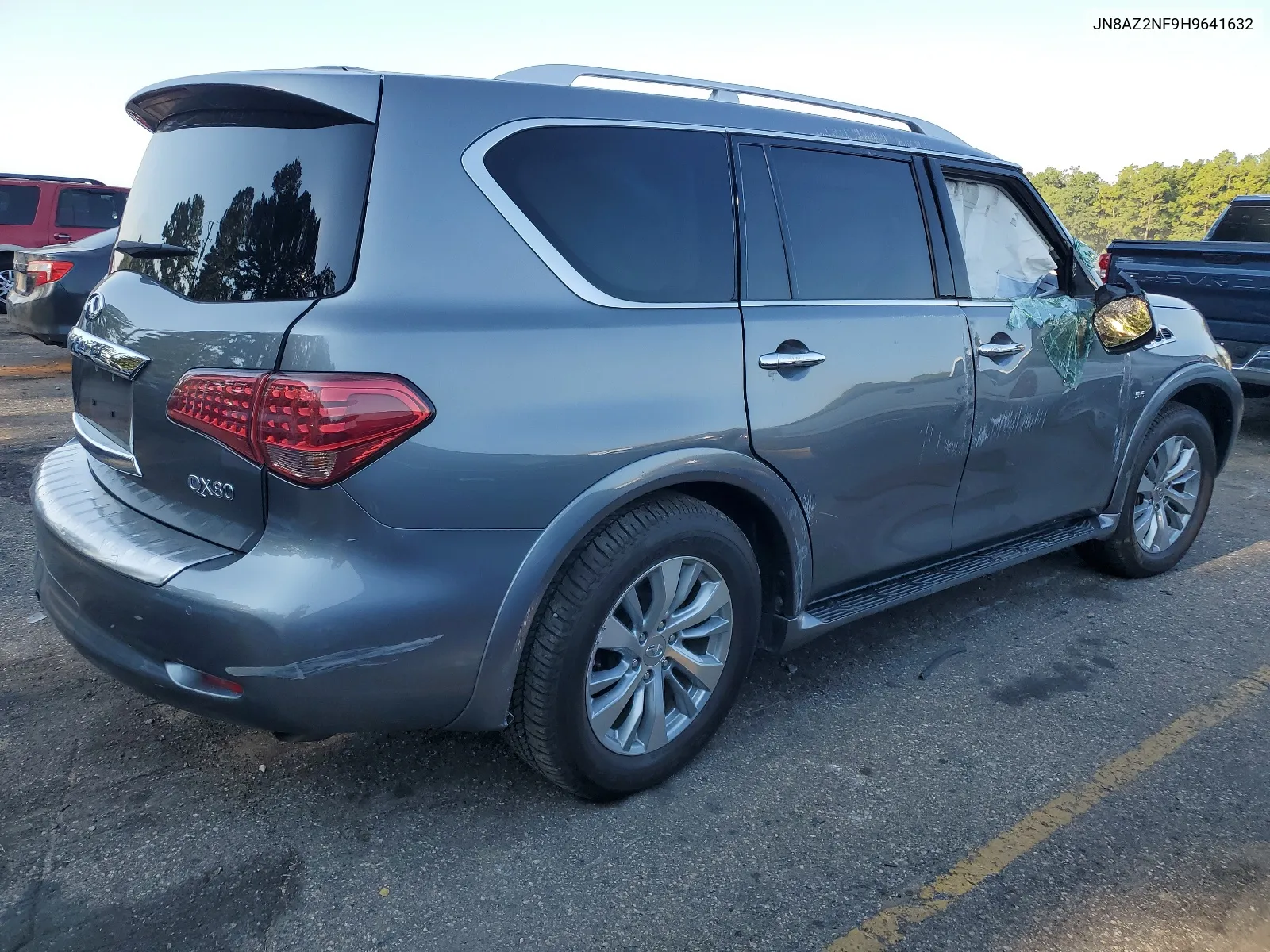 2017 Infiniti Qx80 Base VIN: JN8AZ2NF9H9641632 Lot: 66588634