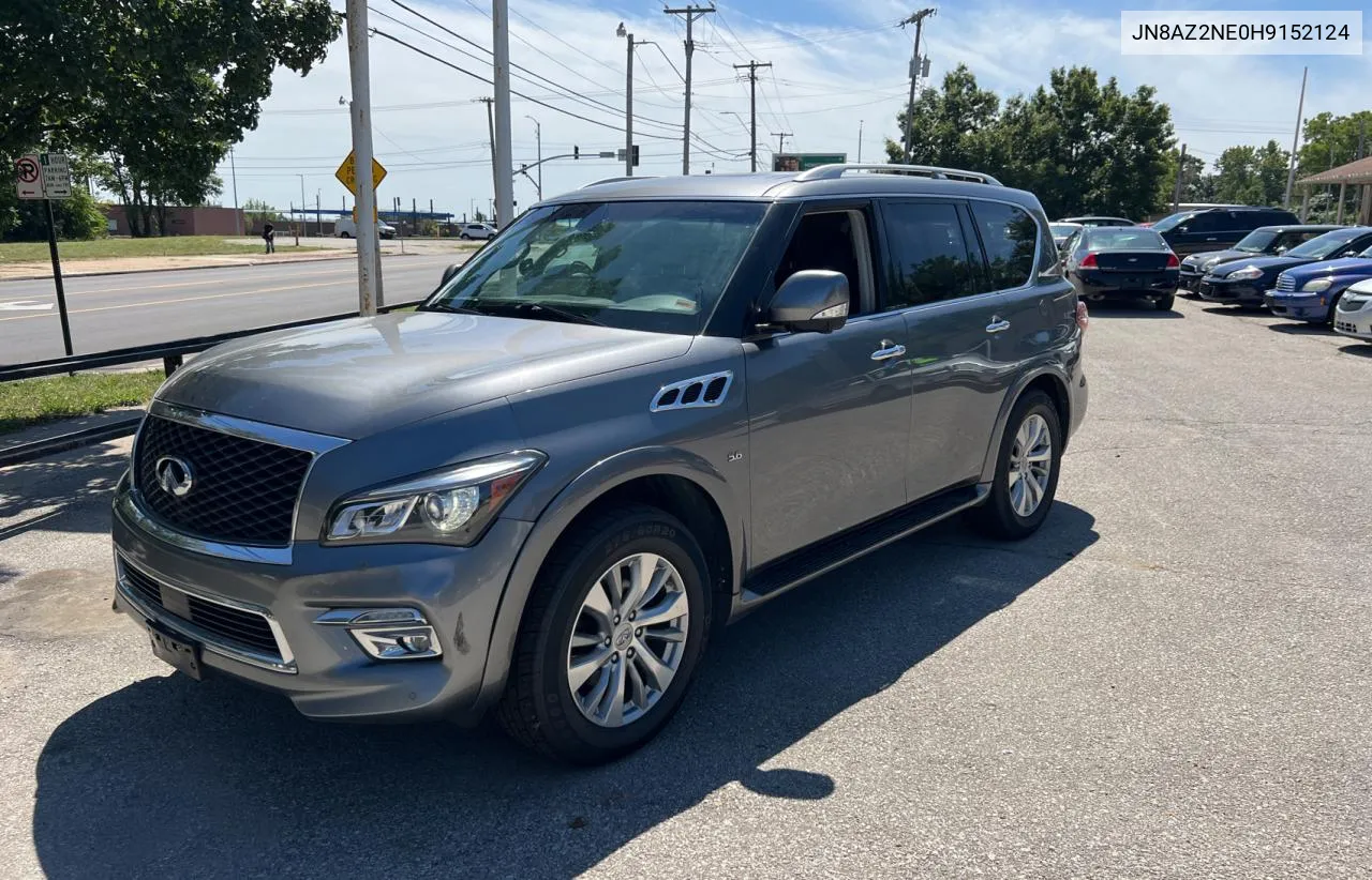 2017 Infiniti Qx80 Base VIN: JN8AZ2NE0H9152124 Lot: 70272844