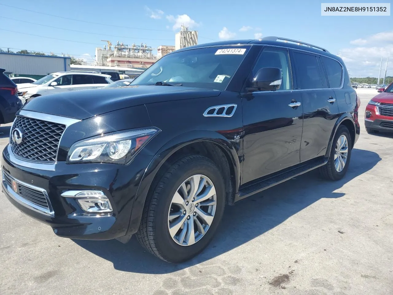 2017 Infiniti Qx80 Base VIN: JN8AZ2NE8H9151352 Lot: 74241374