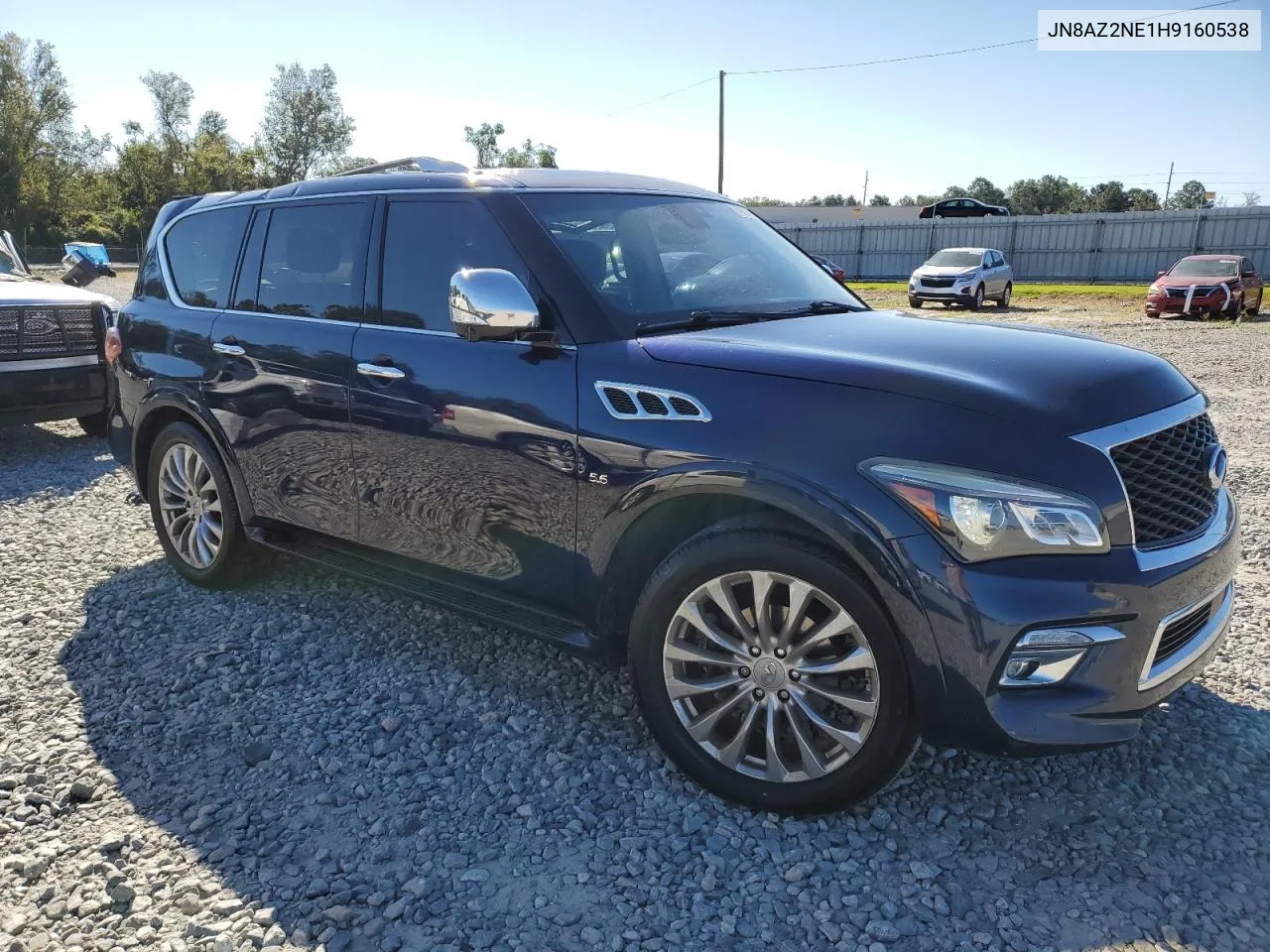 2017 Infiniti Qx80 Base VIN: JN8AZ2NE1H9160538 Lot: 74927444