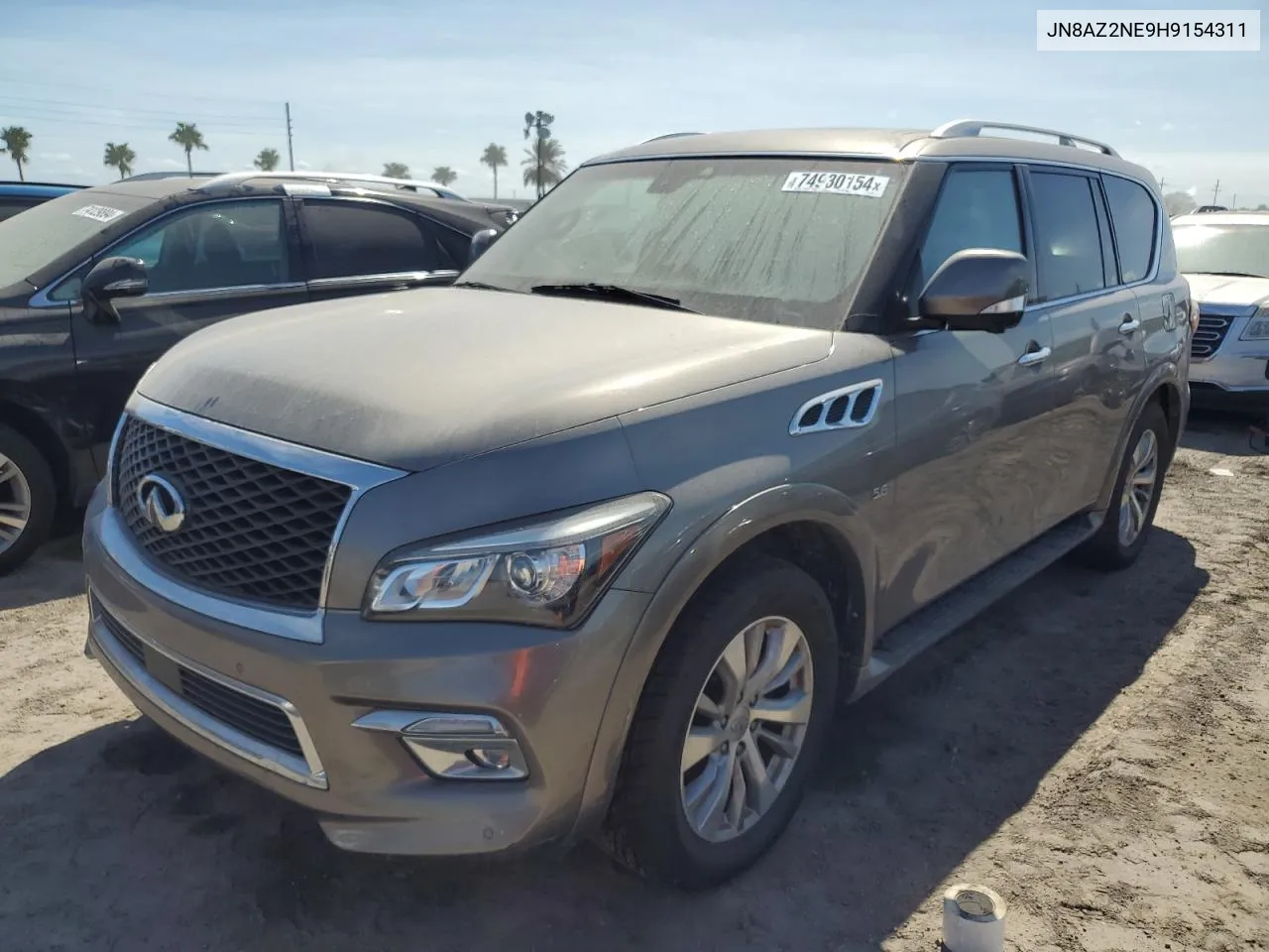 2017 Infiniti Qx80 Base VIN: JN8AZ2NE9H9154311 Lot: 74930154