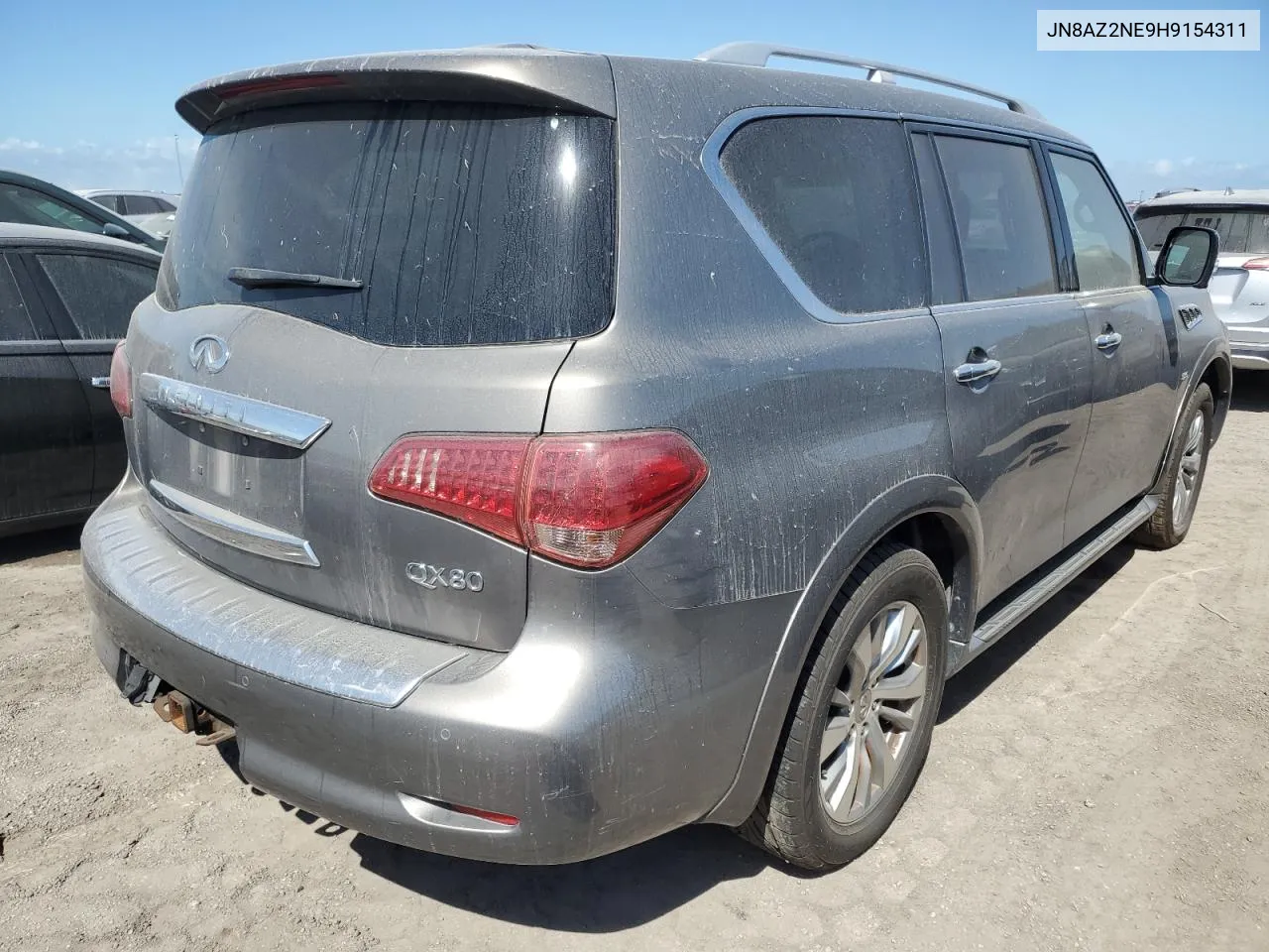 2017 Infiniti Qx80 Base VIN: JN8AZ2NE9H9154311 Lot: 74930154