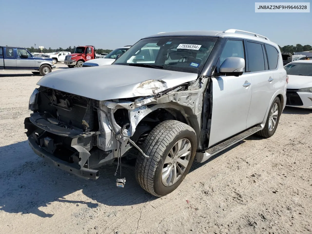 2017 Infiniti Qx80 Base VIN: JN8AZ2NF9H9646328 Lot: 75556394