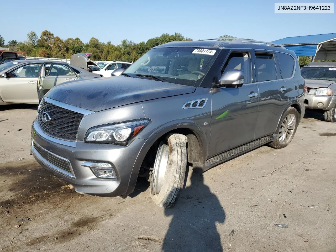 2017 Infiniti Qx80 Base VIN: JN8AZ2NF3H9641223 Lot: 75801174