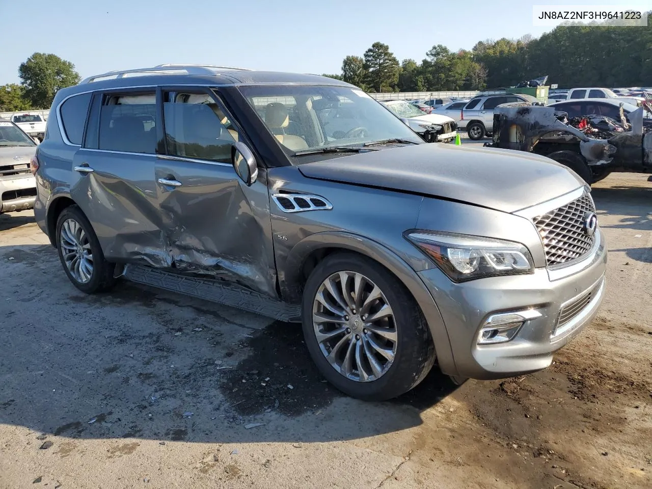 2017 Infiniti Qx80 Base VIN: JN8AZ2NF3H9641223 Lot: 75801174