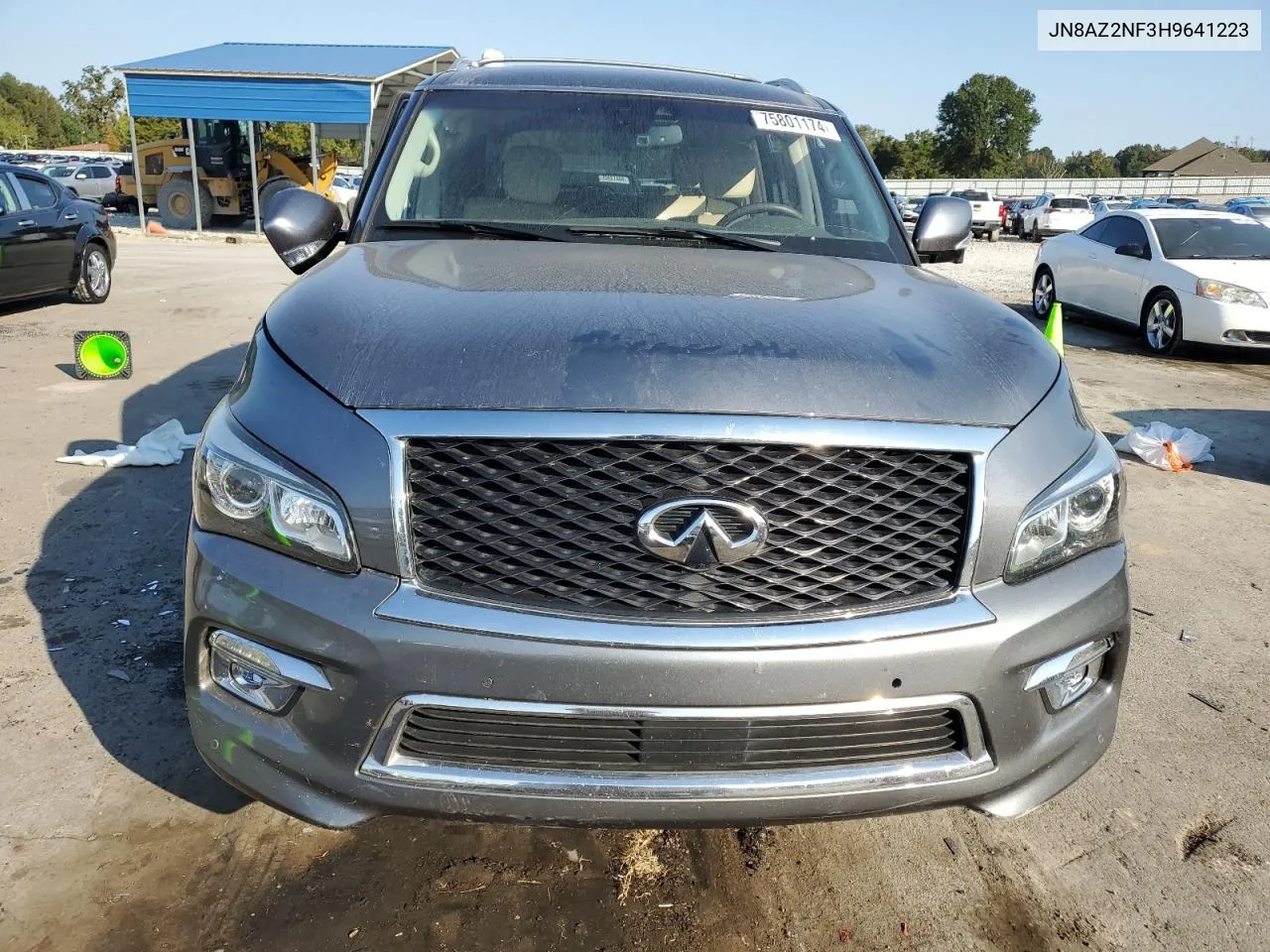 2017 Infiniti Qx80 Base VIN: JN8AZ2NF3H9641223 Lot: 75801174