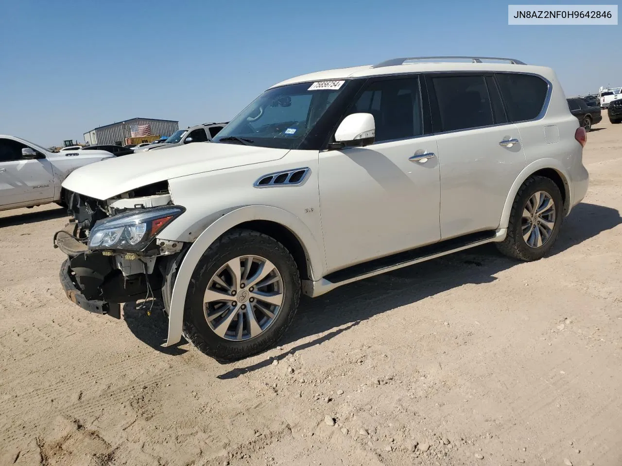 2017 Infiniti Qx80 Base VIN: JN8AZ2NF0H9642846 Lot: 75856754