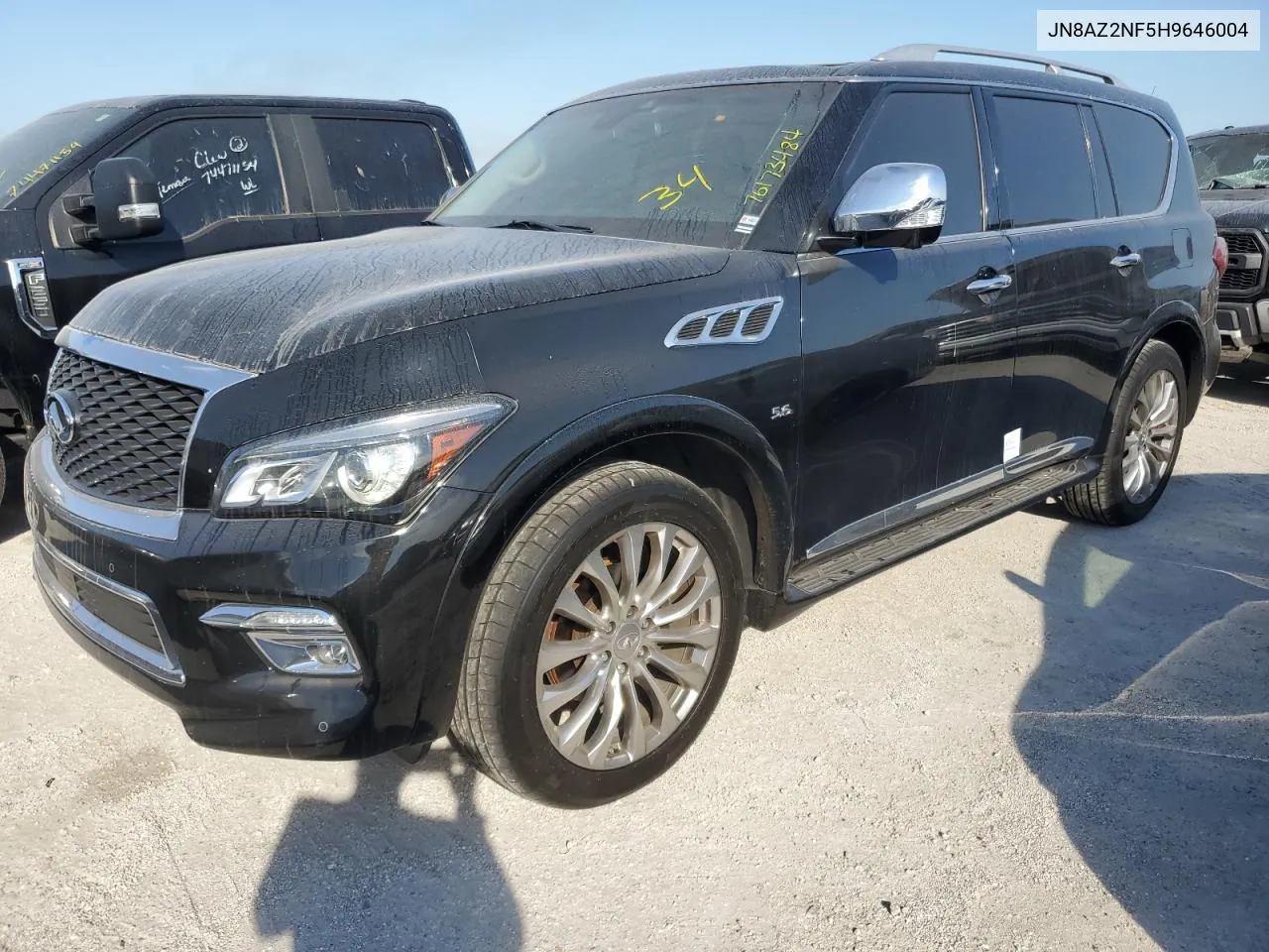 2017 Infiniti Qx80 Base VIN: JN8AZ2NF5H9646004 Lot: 76173484