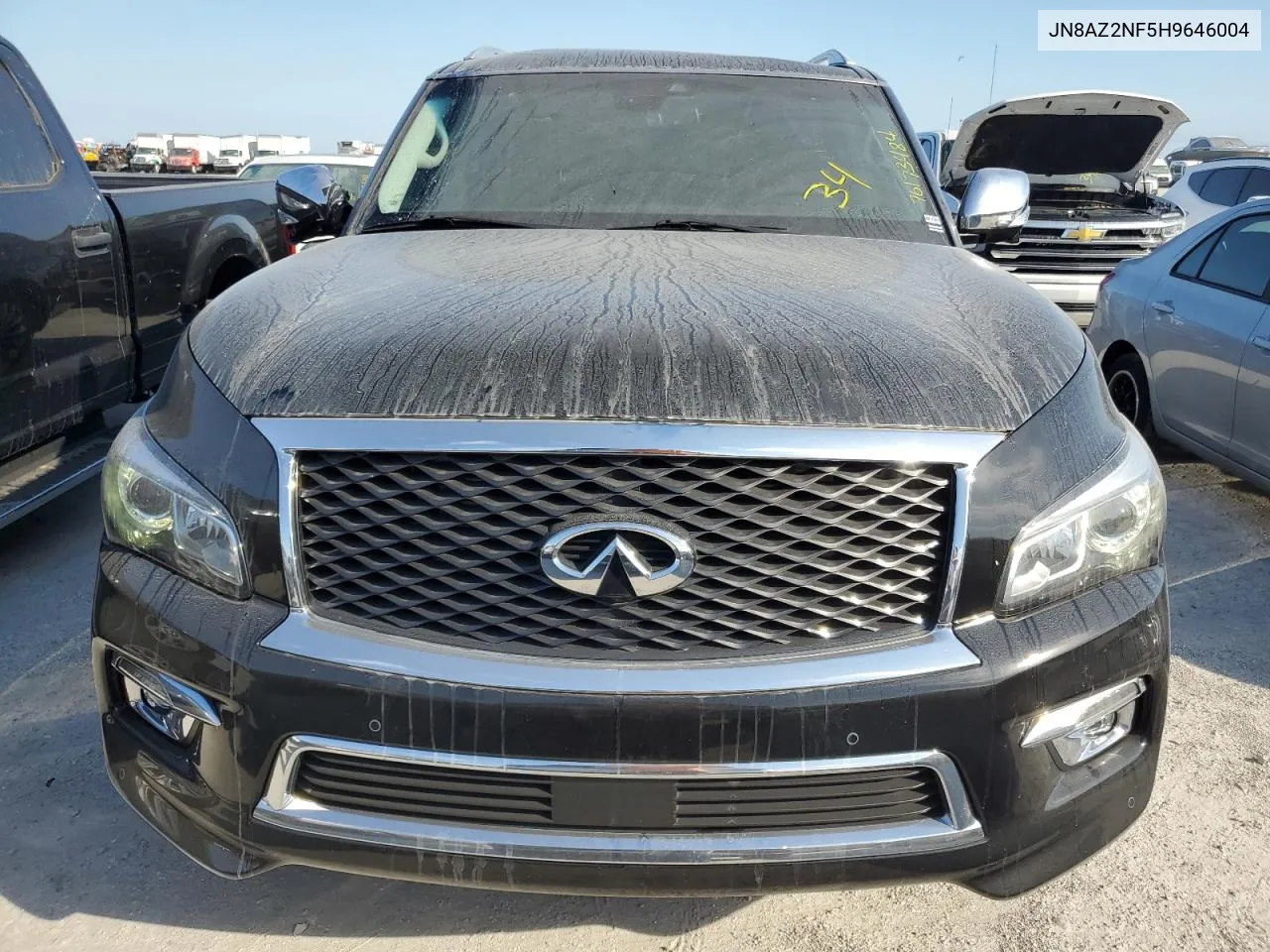 2017 Infiniti Qx80 Base VIN: JN8AZ2NF5H9646004 Lot: 76173484