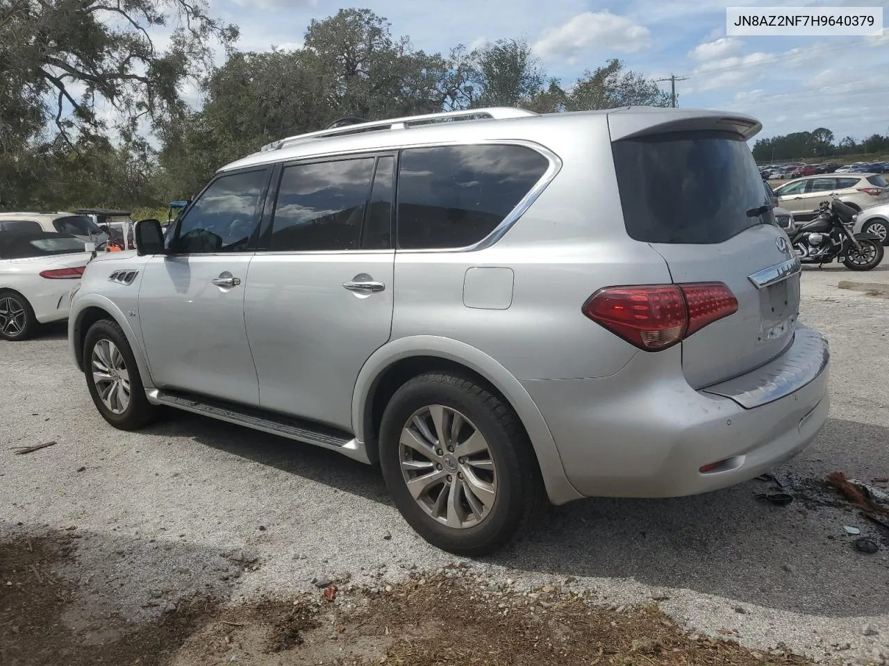 2017 Infiniti Qx80 Base VIN: JN8AZ2NF7H9640379 Lot: 76478454