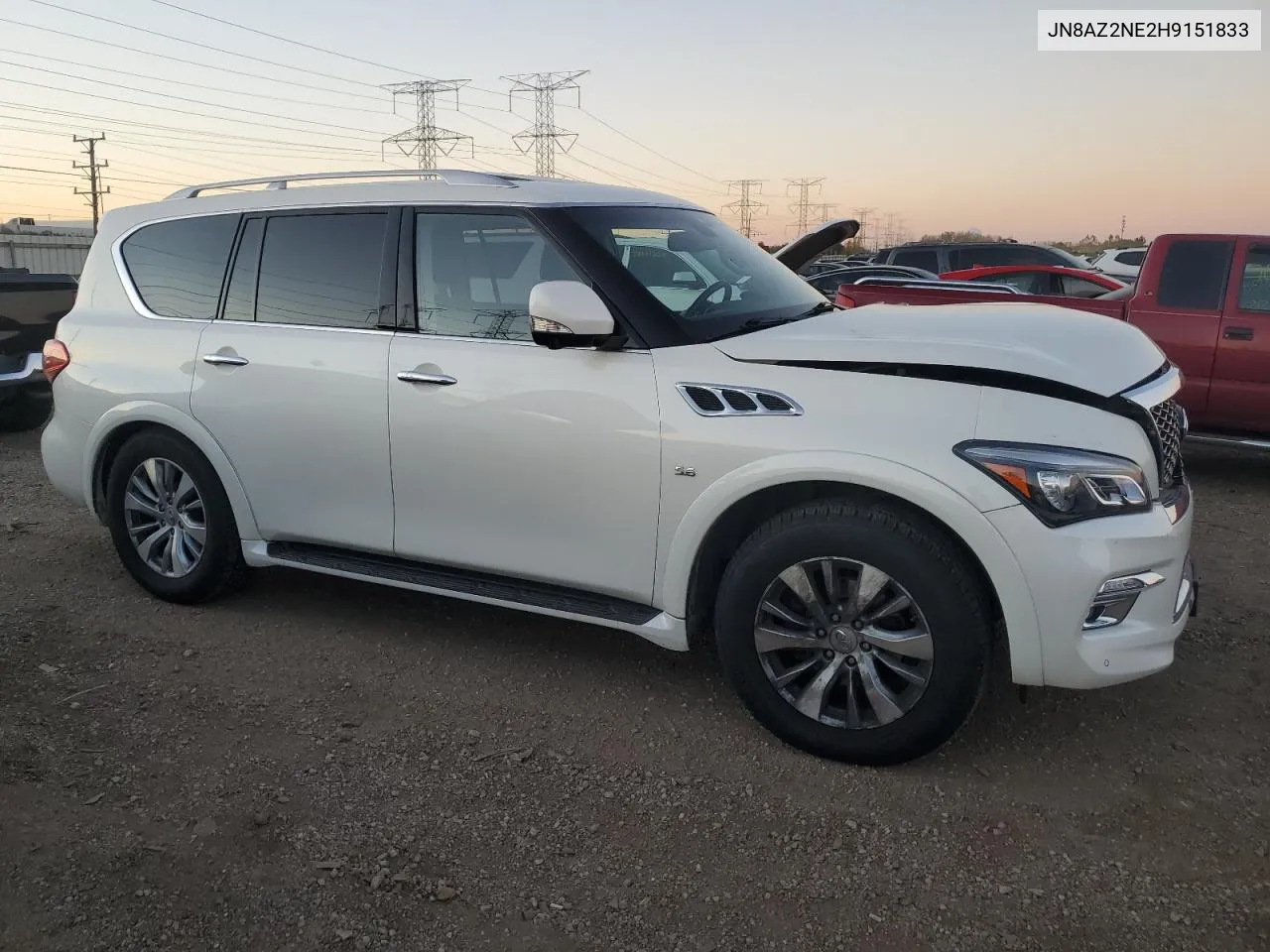 2017 Infiniti Qx80 Base VIN: JN8AZ2NE2H9151833 Lot: 76743424