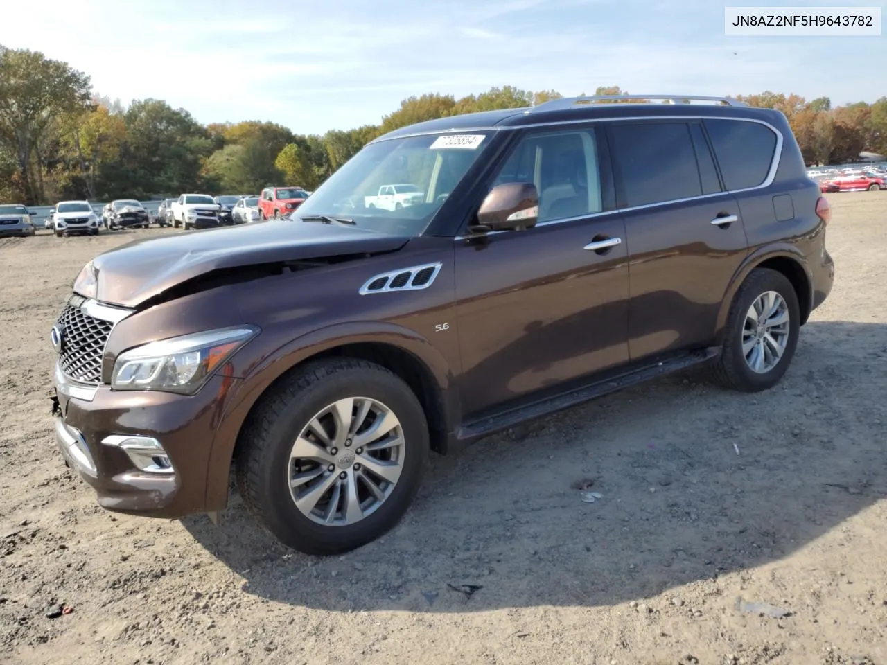 2017 Infiniti Qx80 Base VIN: JN8AZ2NF5H9643782 Lot: 77325854