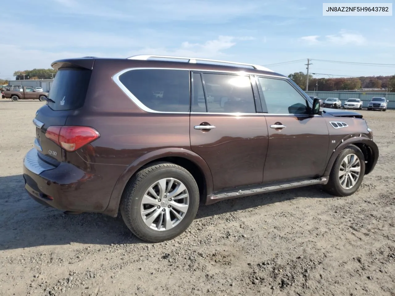 2017 Infiniti Qx80 Base VIN: JN8AZ2NF5H9643782 Lot: 77325854