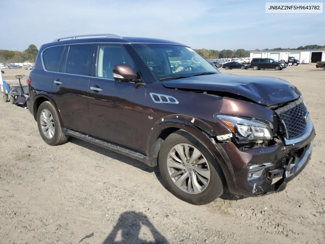 2017 Infiniti Qx80 Base VIN: JN8AZ2NF5H9643782 Lot: 77325854