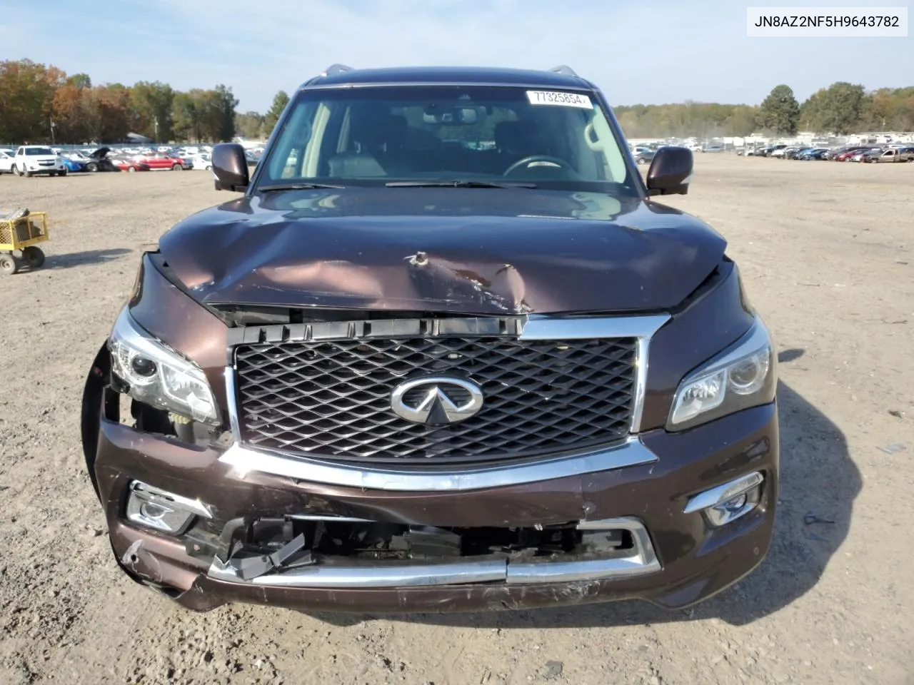 2017 Infiniti Qx80 Base VIN: JN8AZ2NF5H9643782 Lot: 77325854