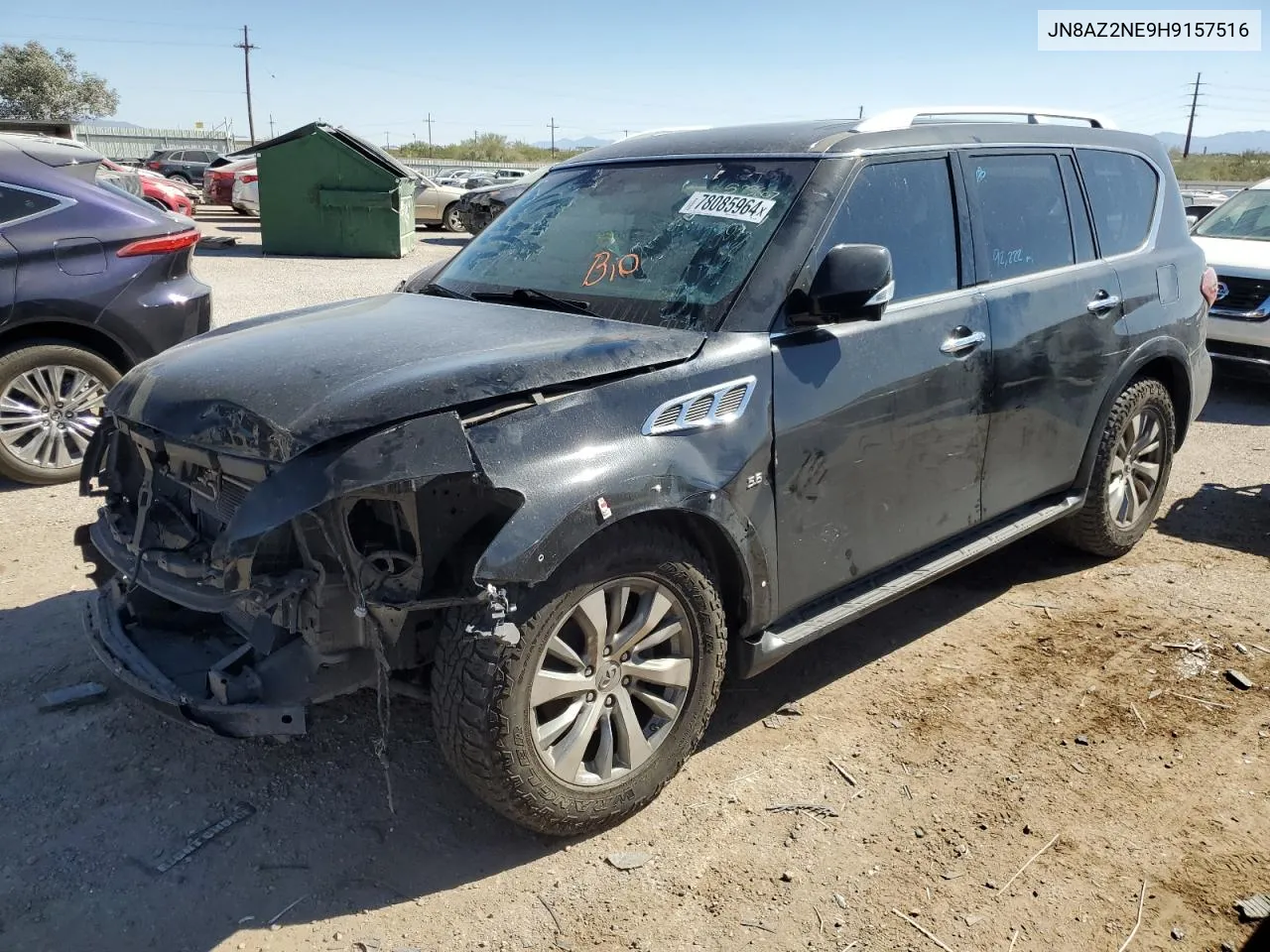 2017 Infiniti Qx80 Base VIN: JN8AZ2NE9H9157516 Lot: 78085964