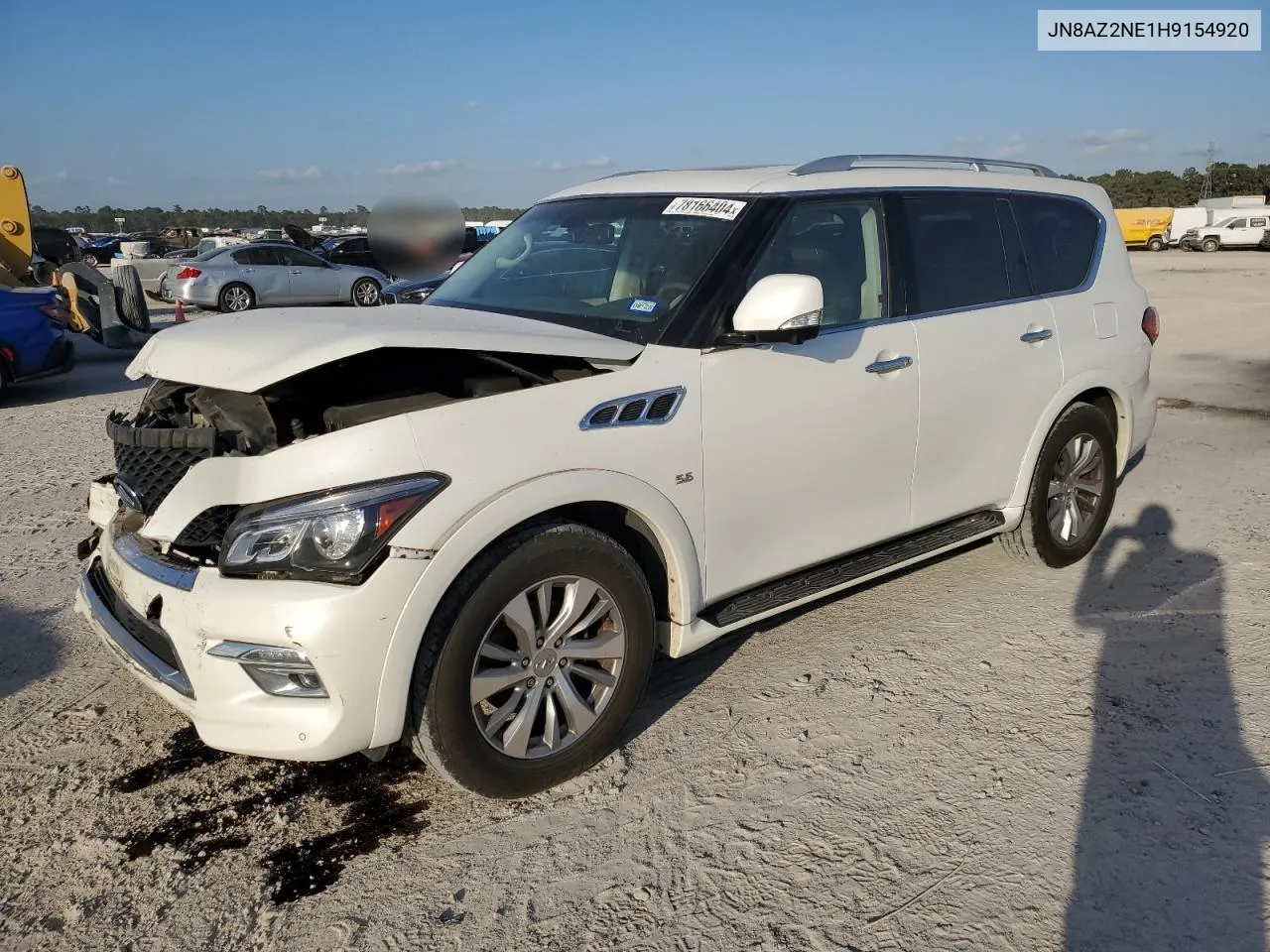 2017 Infiniti Qx80 Base VIN: JN8AZ2NE1H9154920 Lot: 78166404