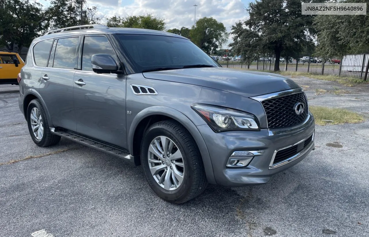 2017 Infiniti Qx80 Base VIN: JN8AZ2NF5H9640896 Lot: 78930144