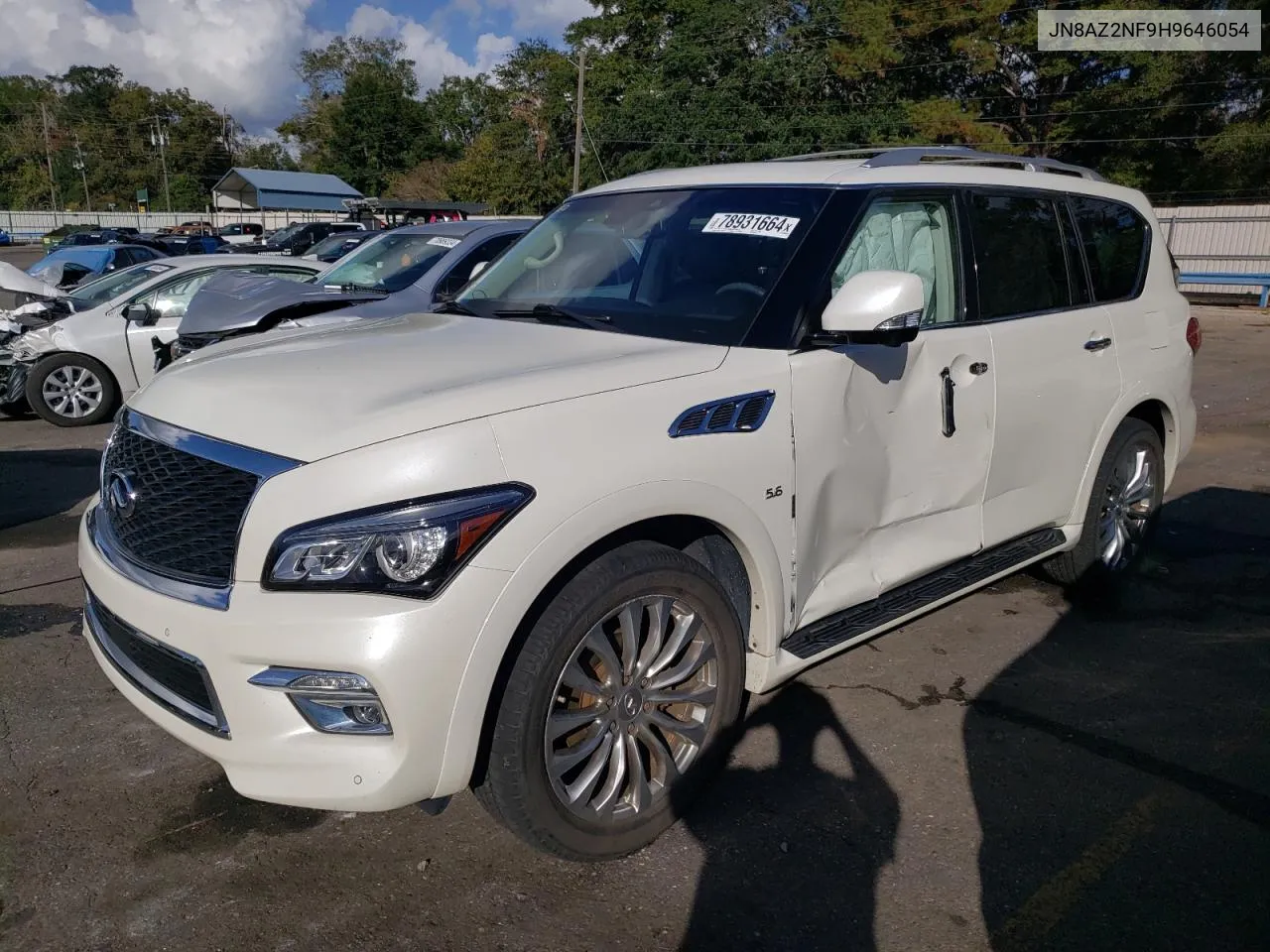 2017 Infiniti Qx80 Base VIN: JN8AZ2NF9H9646054 Lot: 78931664