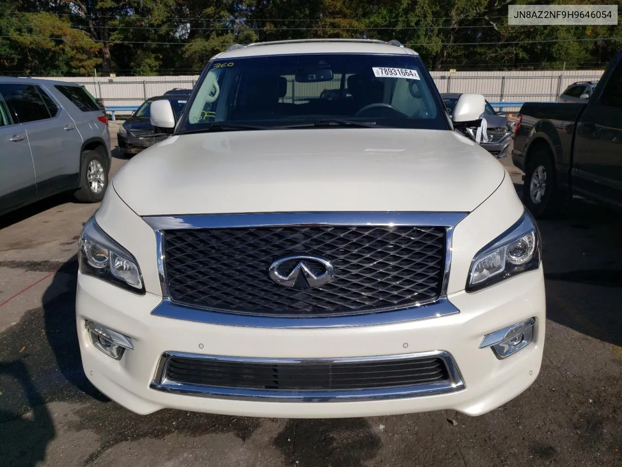 2017 Infiniti Qx80 Base VIN: JN8AZ2NF9H9646054 Lot: 78931664